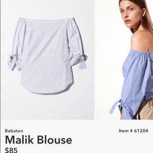 aritzia brand new malik blouse